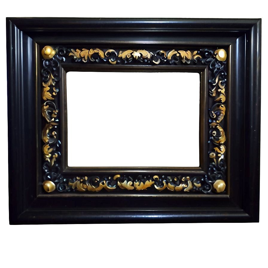 Black Frame With Mount Png Mcr64 PNG Image