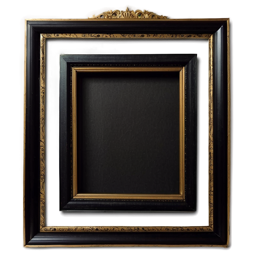 Black Frame With Shadow Box Png 50 PNG Image