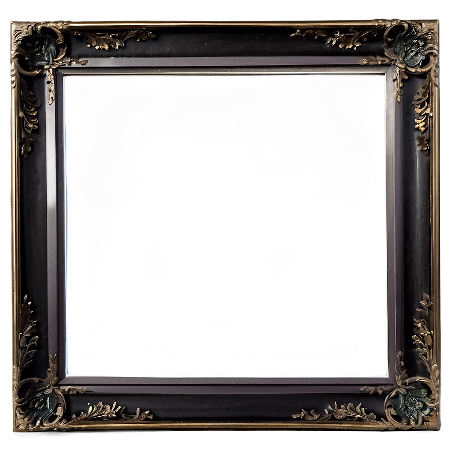 Black Frame With Shadow Box Png Bgf PNG Image