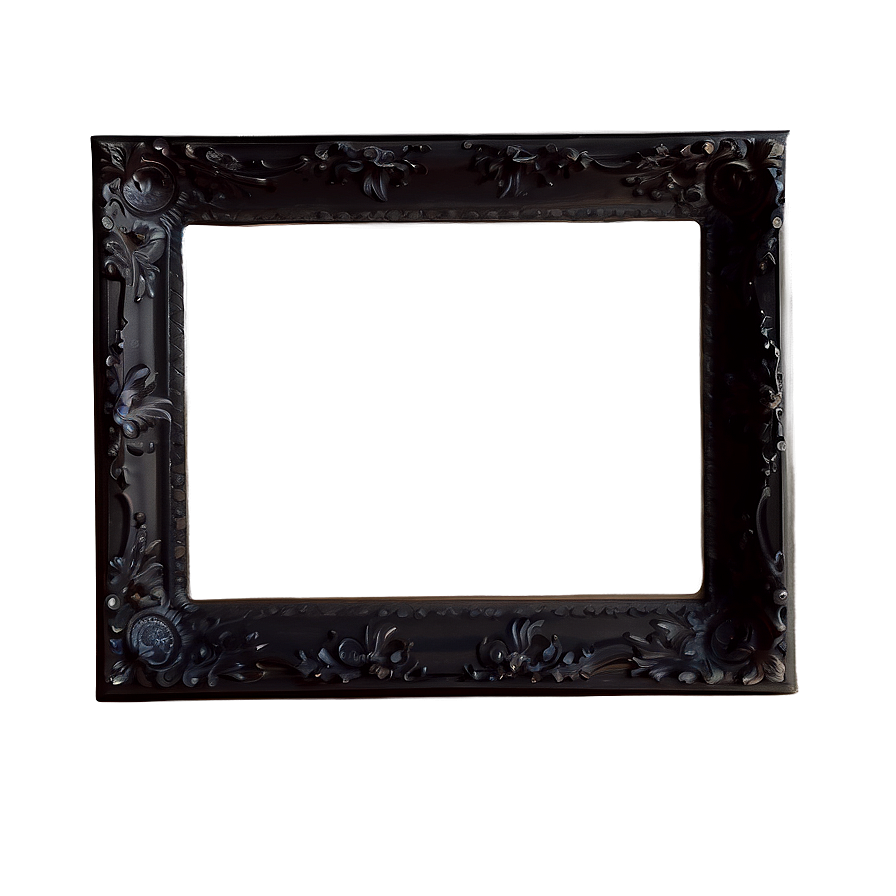 Black Frame With Shelf Png Fmn PNG Image