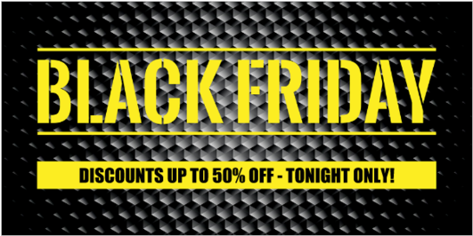 Black Friday Sale Discount Promotion PNG Image