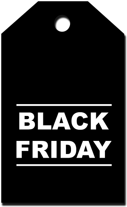 Black Friday Tag Graphic PNG Image