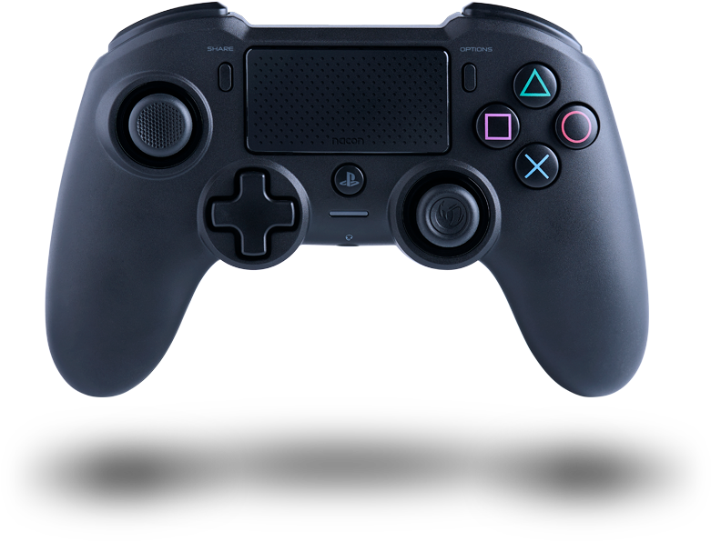 Black Game Controller P S Style PNG Image