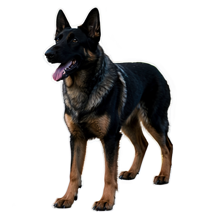 Black German Shepherd Png Ndj99 PNG Image