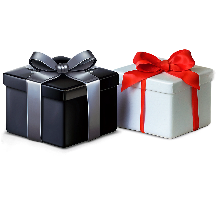 Black Gift Box Png Ibc13 PNG Image