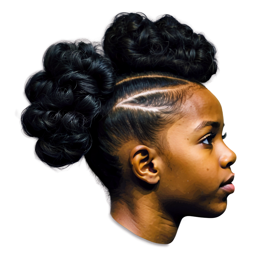 Black Girl Hair Png 06132024 PNG Image