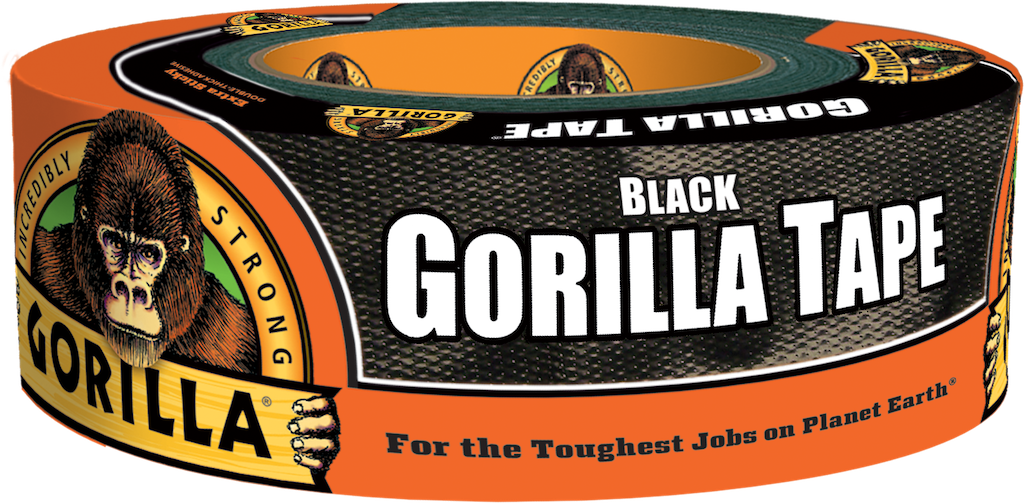 Black Gorilla Tape Roll PNG Image