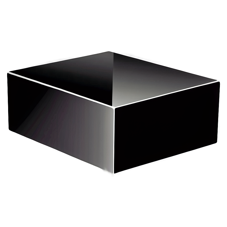 Black Gradient Cube Png 05252024 PNG Image