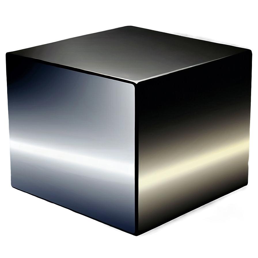 Black Gradient Cube Png Jku92 PNG Image