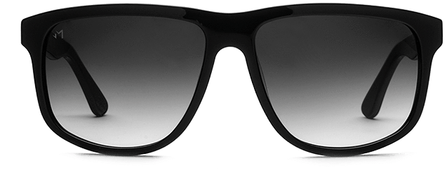 Black Gradient Sunglasses PNG Image