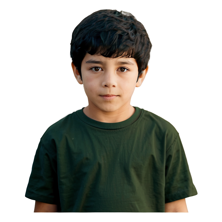 Black Hair Boy Png Hrn PNG Image