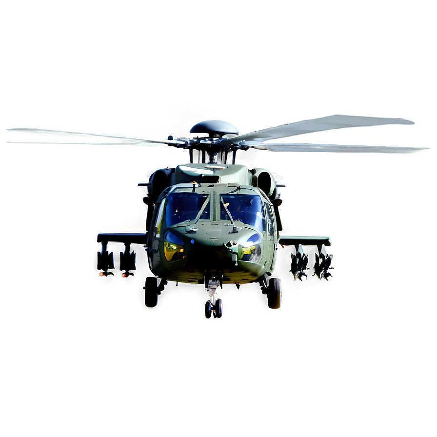 Black Hawk Command Helicopter Png 06252024 PNG Image