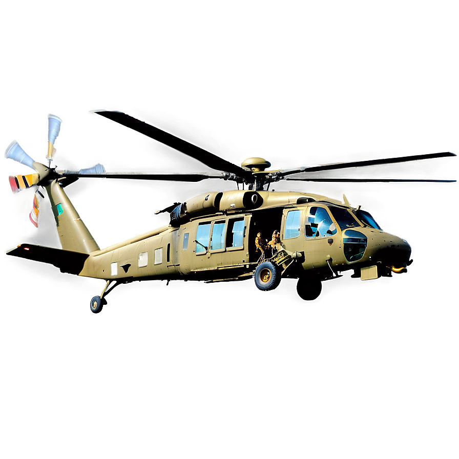 Black Hawk Deployment Helicopter Png Krt58 PNG Image