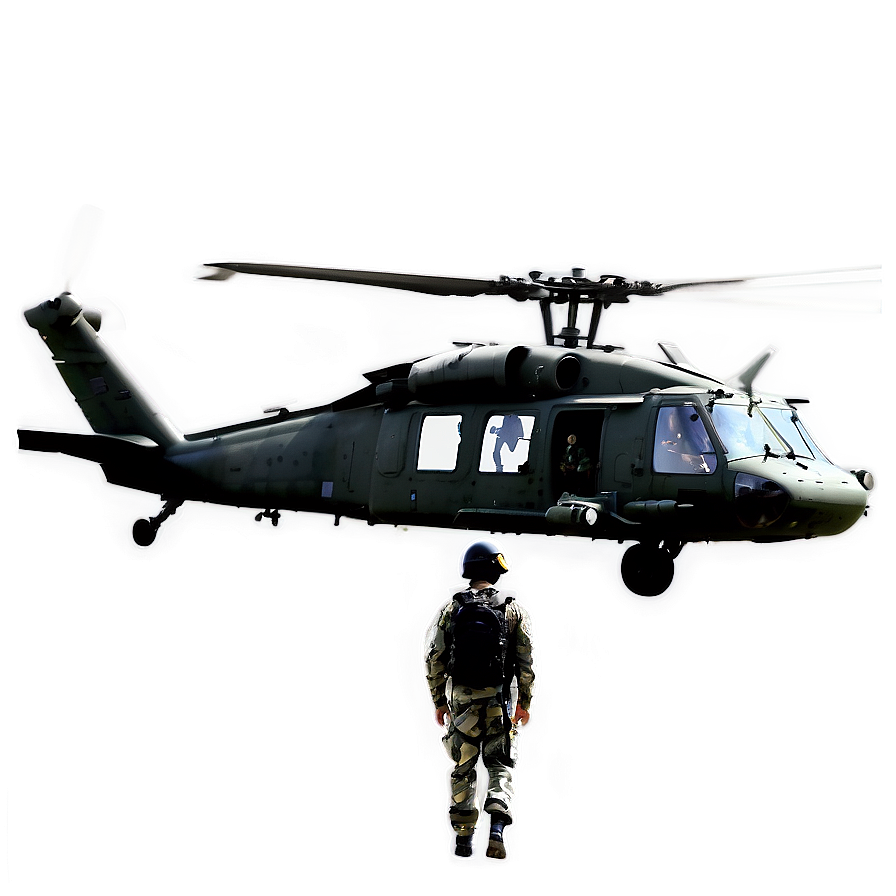 Black Hawk Helicopter Crew Png 85 PNG Image