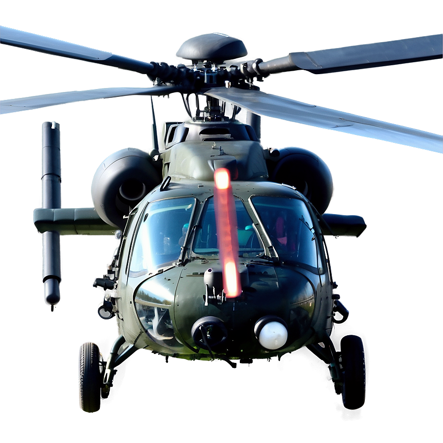 Black Hawk Helicopter Side View Png 9 PNG Image