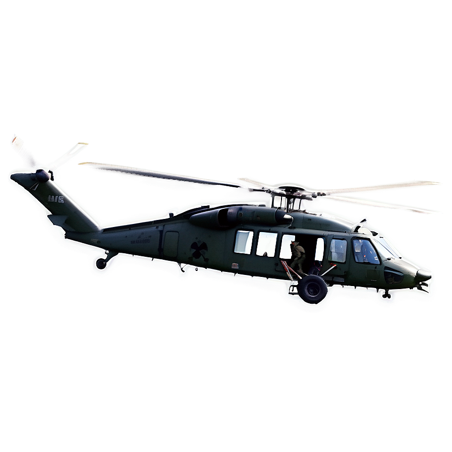 Black Hawk Helicopter Takeoff Png Oxn99 PNG Image