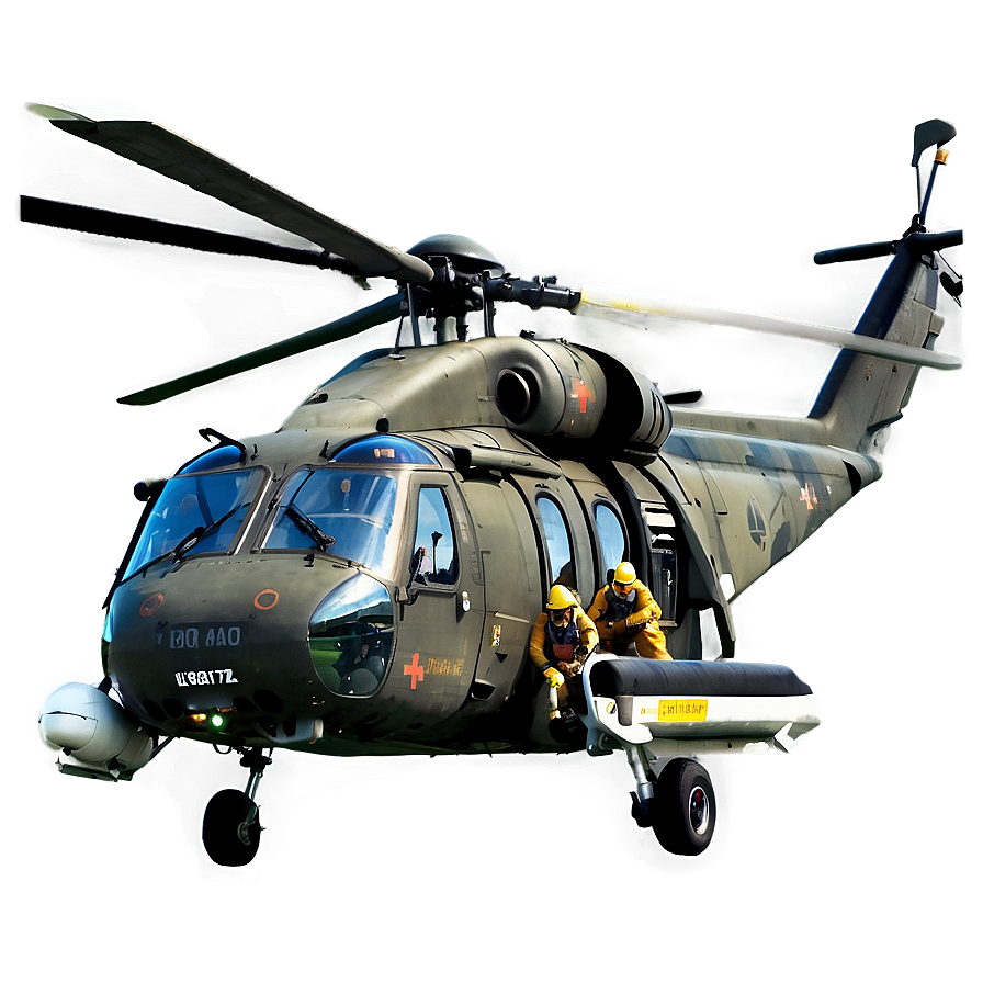 Black Hawk Rescue Helicopter Png Vvp PNG Image