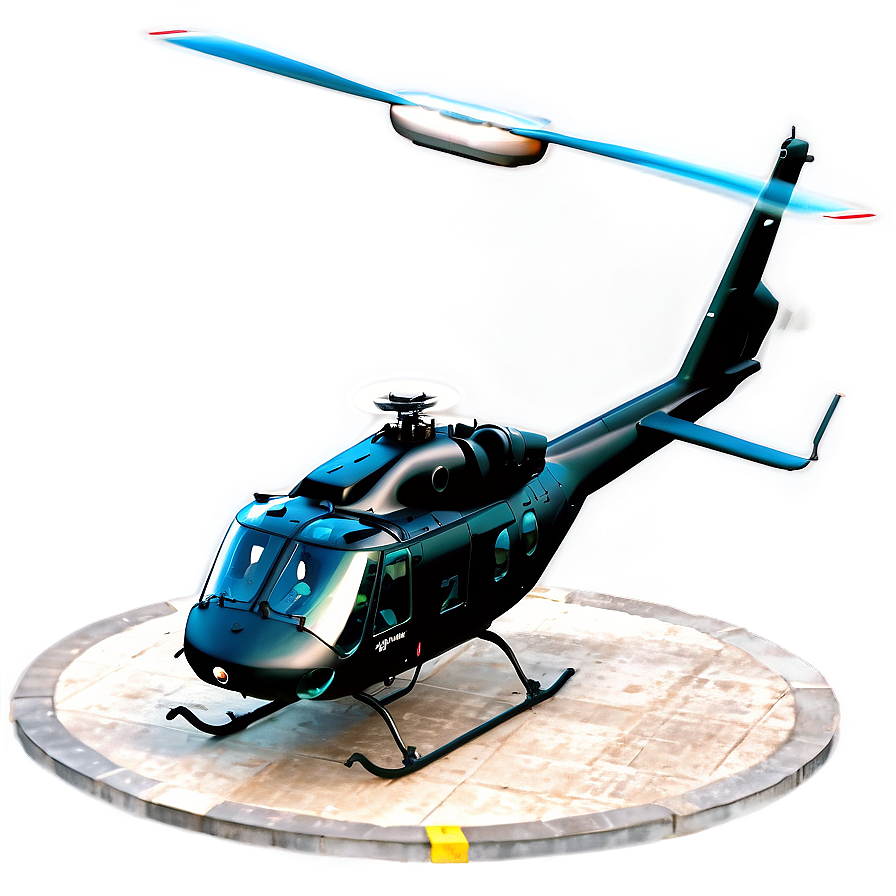 Black Hawk Surveillance Helicopter Png 56 PNG Image