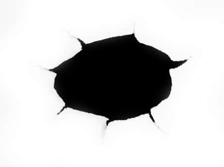 Black Hole Paper Tear PNG Image