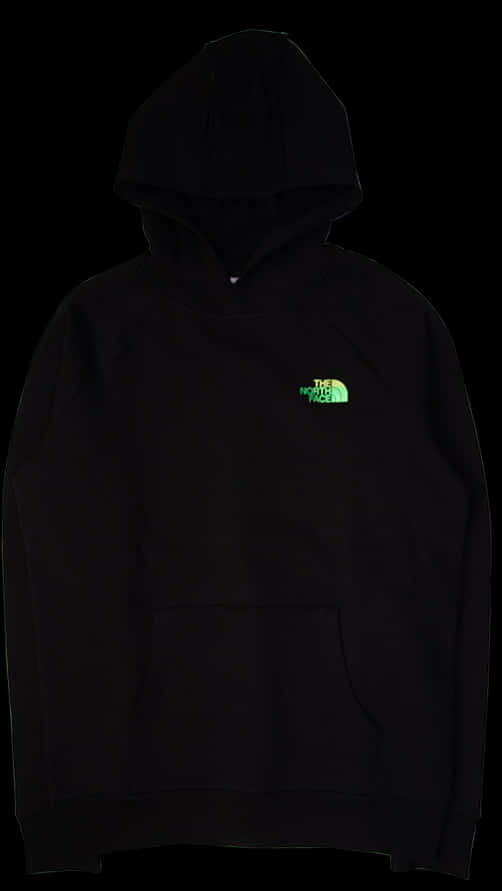 Black Hoodiewith Logo PNG Image