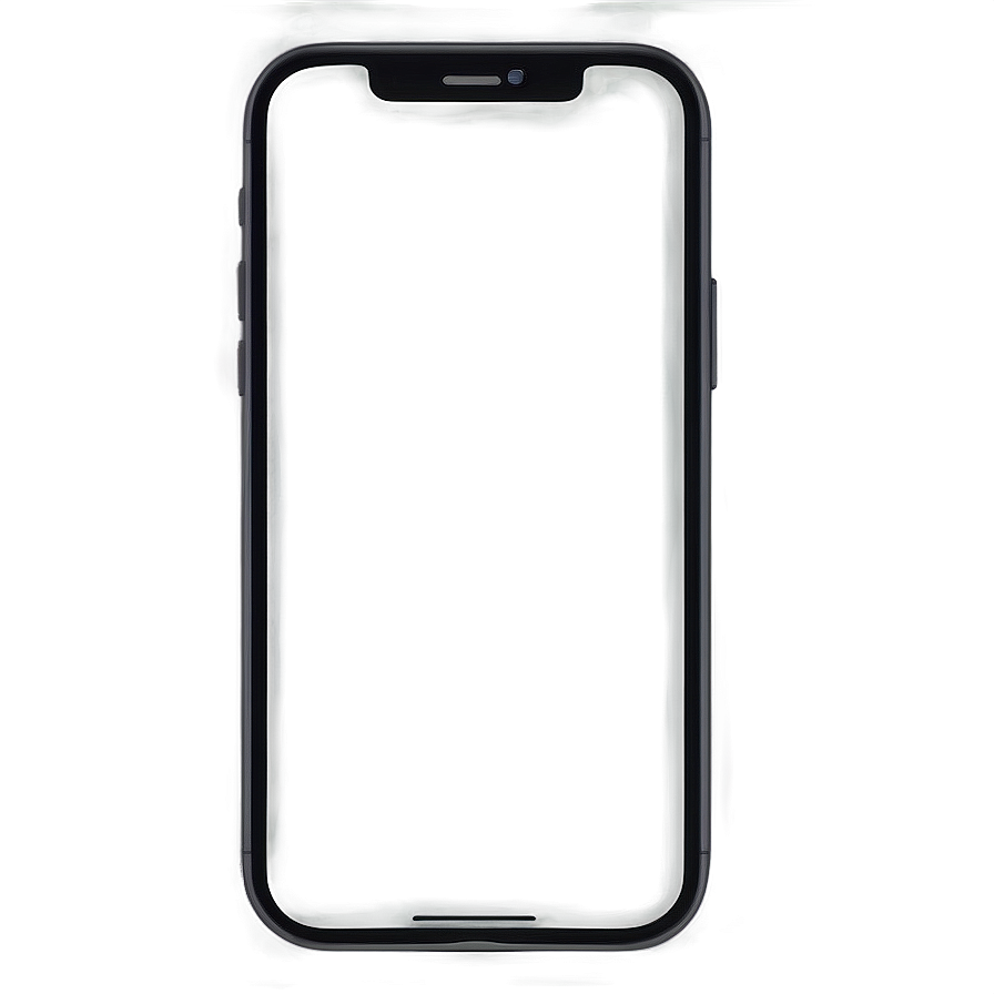 Black Iphone 12 Frame Png 60 PNG Image