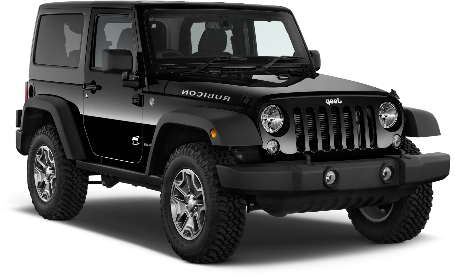 Black Jeep Wrangler S U V PNG Image