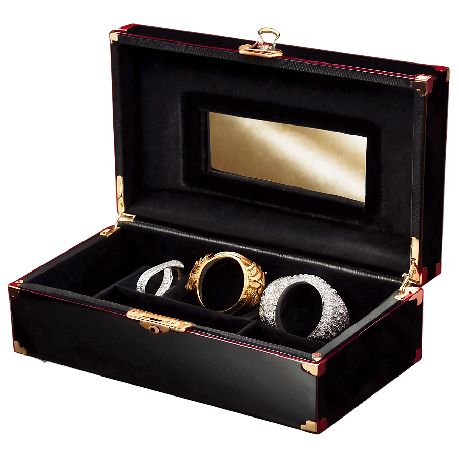 Black Jewelry Box Png 6 PNG Image