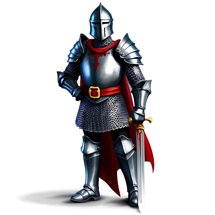 Black Knight Standing Png Hiv PNG Image