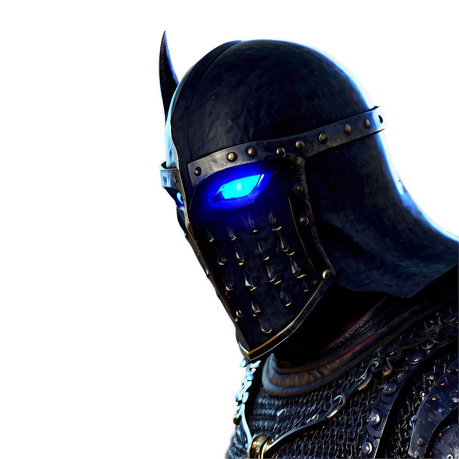 Black Knight With Glowing Eyes Png 06272024 PNG Image