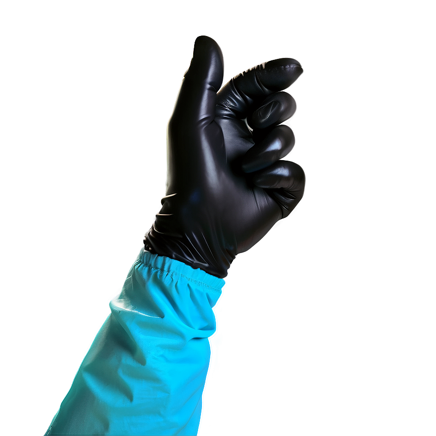 Black Latex Gloves Png 06292024 PNG Image