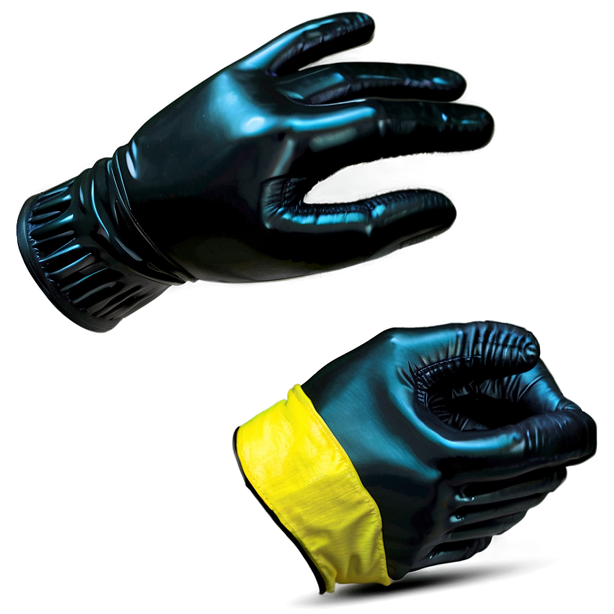 Black Latex Gloves Png 15 PNG Image