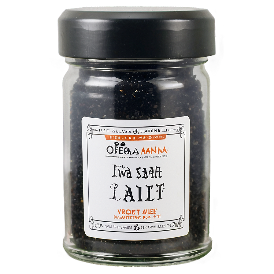 Black Lava Salt Png 99 PNG Image