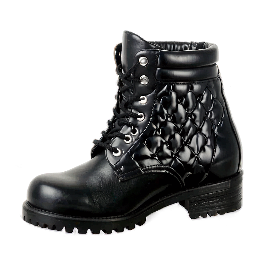 Black Leather Boots Png 52 PNG Image