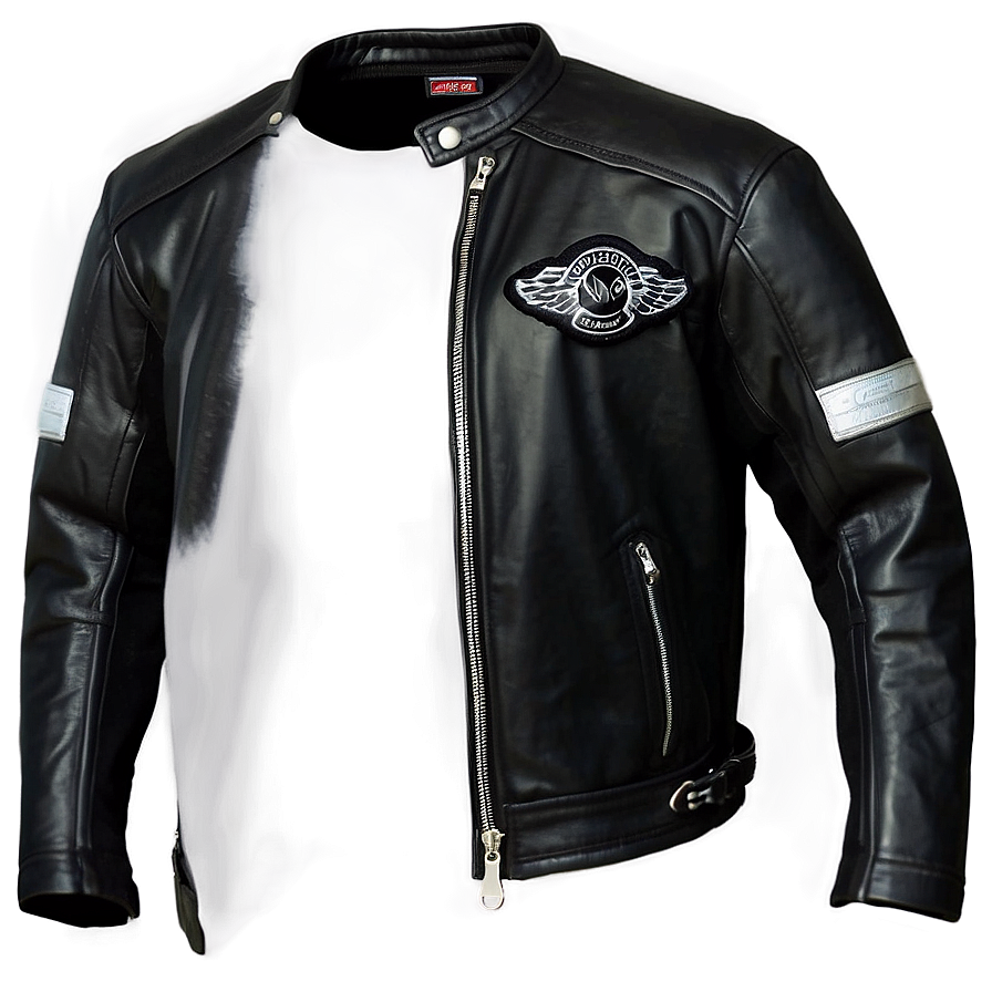 Black Leather Jacket Png Isj54 PNG Image