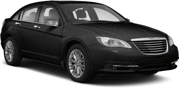 Black Luxury Sedan Vehicle PNG Image