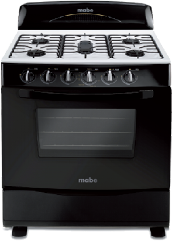 Black Mabe Gas Stove PNG Image