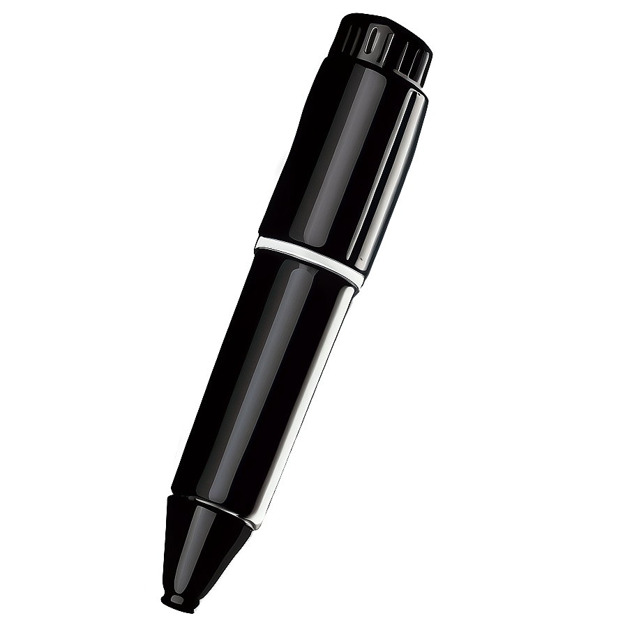 Black Marker A PNG Image