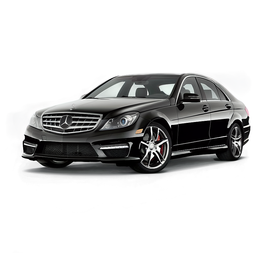 Black Mercedes Sedan Png Cxx87 PNG Image