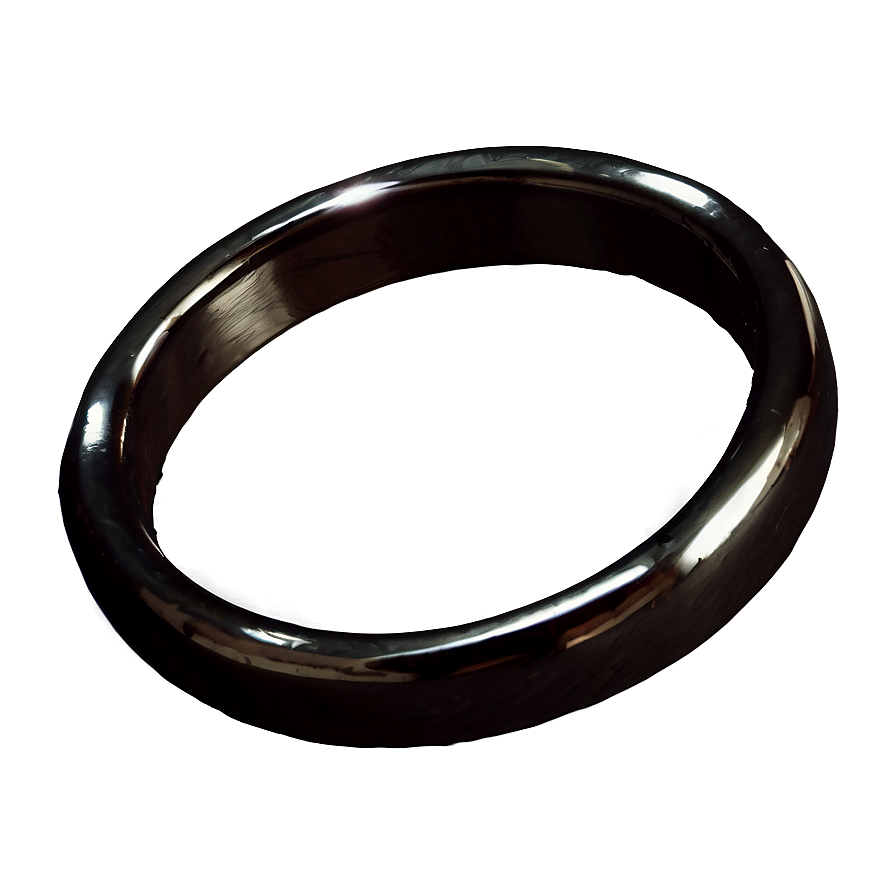 Black Metal Ring Image Png Oax PNG Image