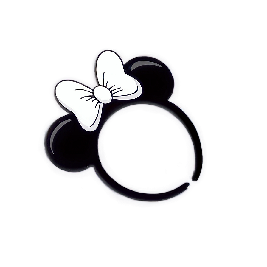 Black Minnie Mouse Ears Png Ahe96 PNG Image