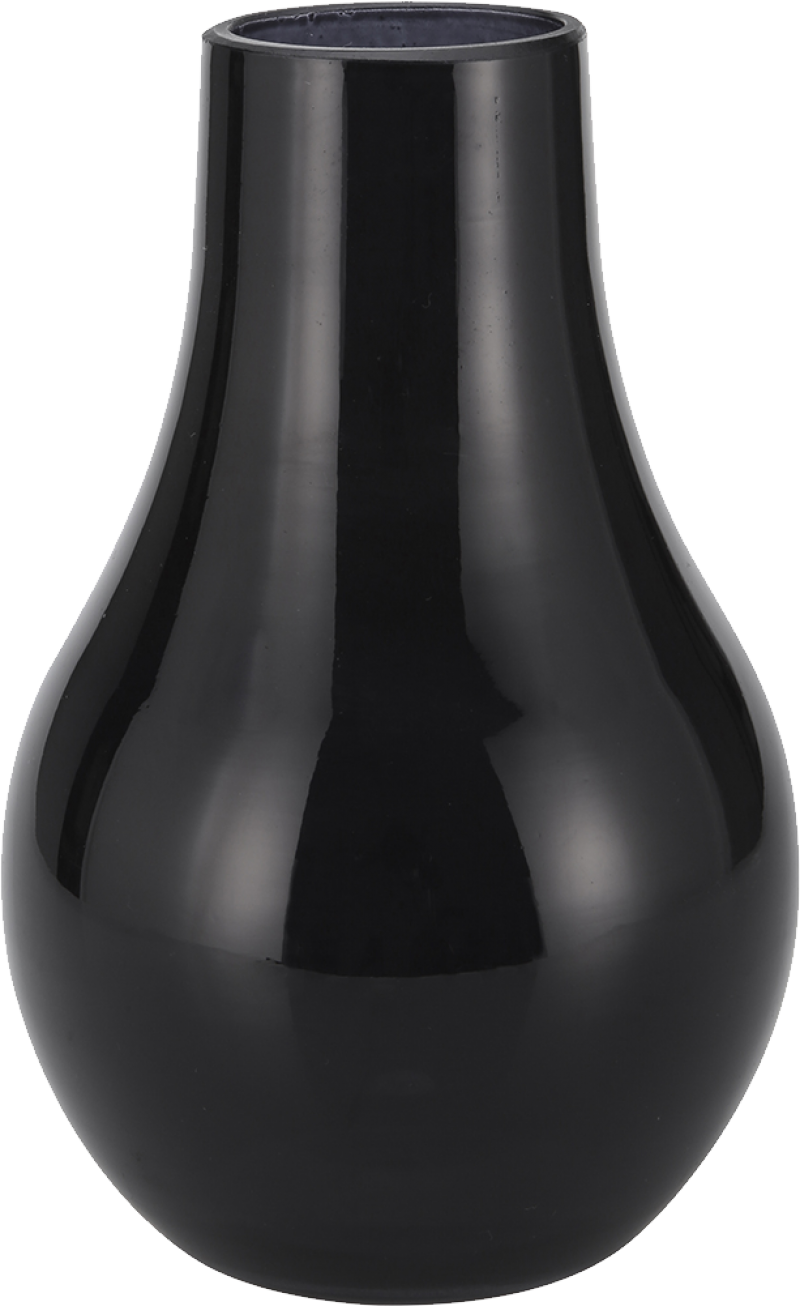 Black Modern Ceramic Vase PNG Image