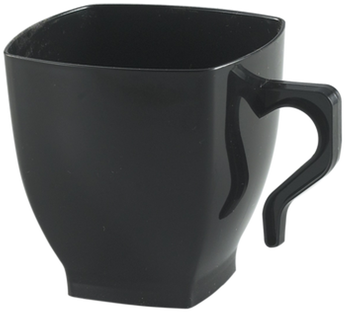 Black Modern Coffee Mug PNG Image