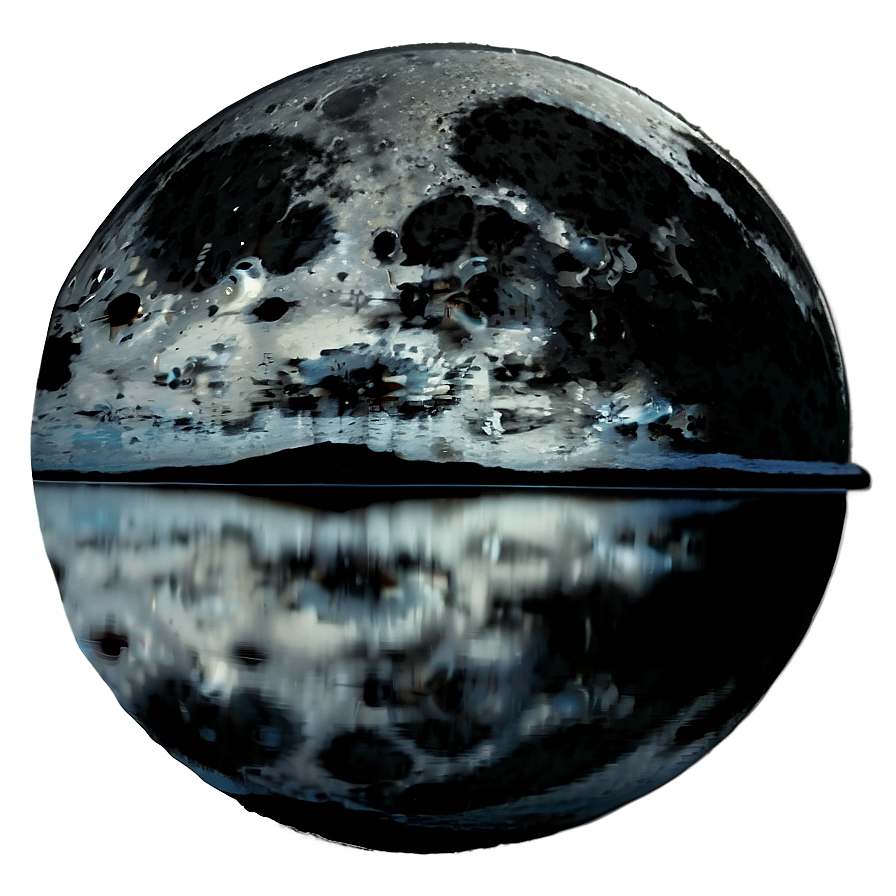 Black Moon Over Water Png 92 PNG Image