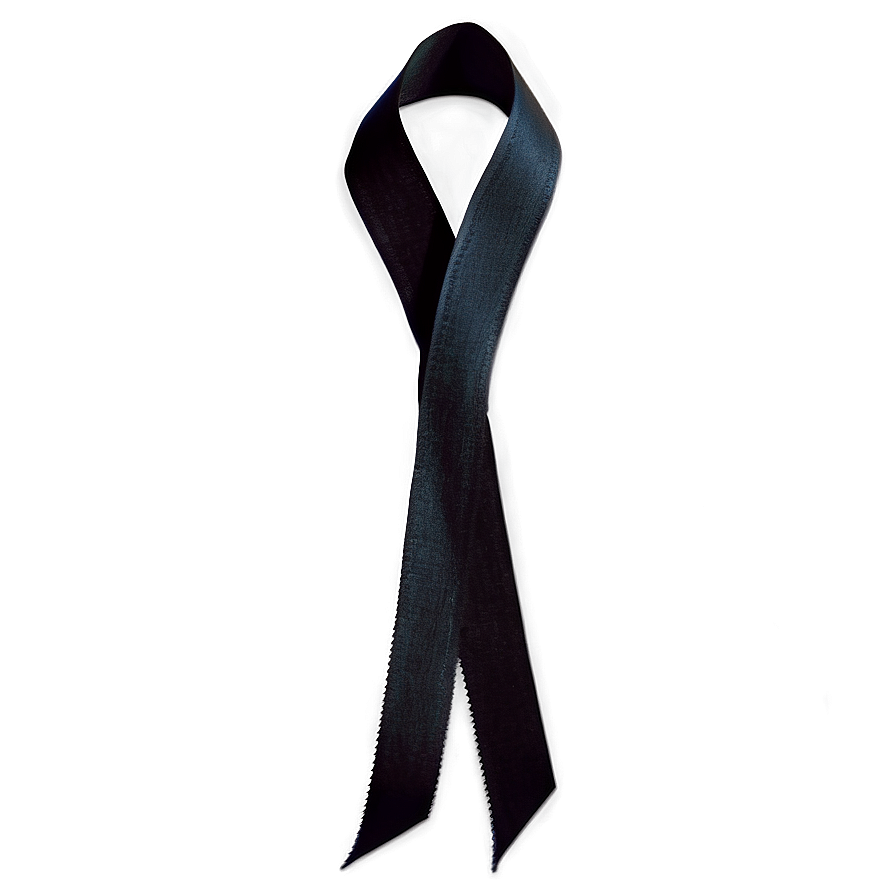 Black Mourning Ribbon Png Mwb PNG Image