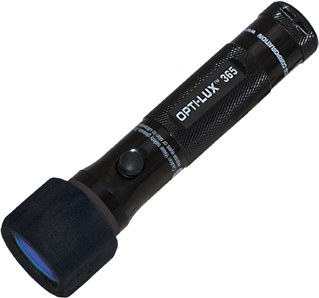 Black Optilux365 L E D Flashlight PNG Image