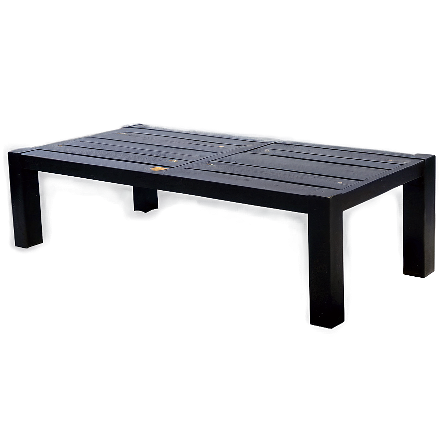 Black Outdoor Table Png Bhe PNG Image