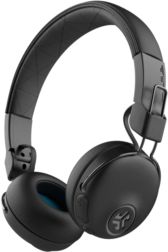 Black Over Ear Headphones PNG Image