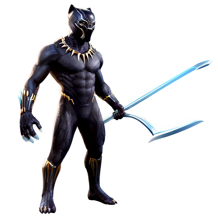 Black Panther Character Png Iqh57 PNG Image