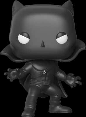 Black Panther Funko Pop Figure PNG Image