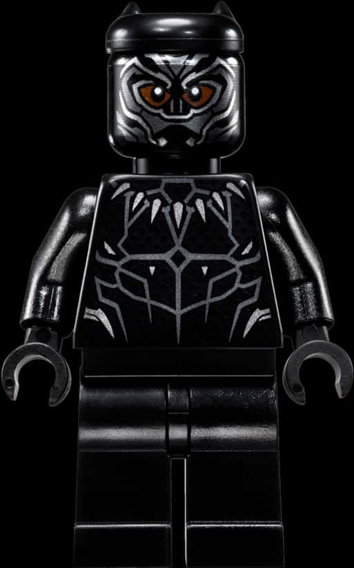 Black Panther Lego Minifigure PNG Image